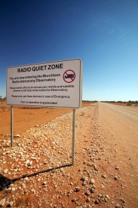 Figure 2: Maintaining radio-quietness is essential if the SKA and other radio telescopes are to observe faint radio signals from space without interference from man-made signals. Photo: Western Australia Department of Commerce.